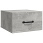 vidaXL Mesitas de noche de pared 2 uds color gris hormigón 35x35x20 cm vidaXL Mesitas de noche de pared 2 uds color gris hormigón 35x35x20 cm