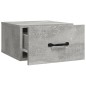 vidaXL Mesitas de noche de pared 2 uds color gris hormigón 35x35x20 cm vidaXL Mesitas de noche de pared 2 uds color gris hormigón 35x35x20 cm
