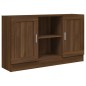 vidaXL Aparador de madera contrachapada roble marrón 120x30,5x70 cm vidaXL Aparador de madera contrachapada roble marrón 120x30,5x70 cm
