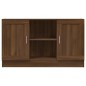 vidaXL Aparador de madera contrachapada roble marrón 120x30,5x70 cm vidaXL Aparador de madera contrachapada roble marrón 120x30,5x70 cm