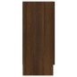 vidaXL Aparador de madera contrachapada roble marrón 120x30,5x70 cm vidaXL Aparador de madera contrachapada roble marrón 120x30,5x70 cm