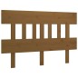 vidaXL Cabecero de cama madera maciza pino marrón miel 203,5x3x81 cm vidaXL Cabecero de cama madera maciza pino marrón miel 203,5x3x81 cm