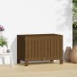 vidaXL Caja de almacenaje jardín madera pino marrón miel 76x42,5x54 cm vidaXL Caja de almacenaje jardín madera pino marrón miel 76x42,5x54 cm