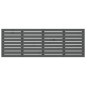 vidaXL Cabecero de cama de pared madera maciza pino gris 166x3x63 cm vidaXL Cabecero de cama de pared madera maciza pino gris 166x3x63 cm
