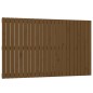 vidaXL Cabecero cama pared madera maciza pino marrón miel 147x3x90 cm vidaXL Cabecero cama pared madera maciza pino marrón miel 147x3x90 cm