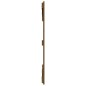 vidaXL Cabecero cama pared madera maciza pino marrón miel 147x3x90 cm vidaXL Cabecero cama pared madera maciza pino marrón miel 147x3x90 cm