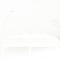 vidaXL Cabecero de cama de pared madera maciza pino blanco 185x3x110cm vidaXL Cabecero de cama de pared madera maciza pino blanco 185x3x110cm