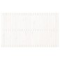 vidaXL Cabecero de cama de pared madera maciza pino blanco 185x3x110cm vidaXL Cabecero de cama de pared madera maciza pino blanco 185x3x110cm