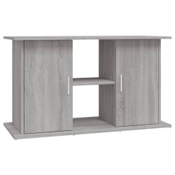 vidaXL Soporte para acuario madera ingeniería gris Sonoma 101x41x58 cm