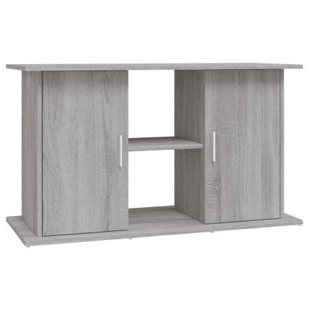 vidaXL Soporte para acuario madera ingeniería gris Sonoma 101x41x58 cm