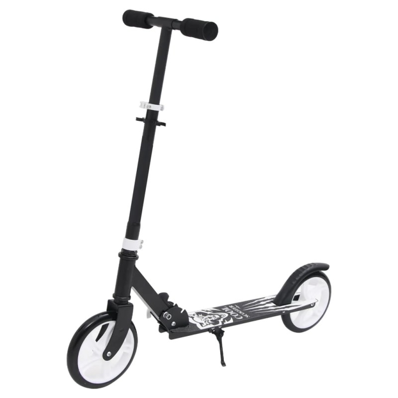vidaXL Patinete para niños de 2 ruedas con manillar ajustable negro vidaXL Patinete para niños de 2 ruedas con manillar ajustable negro