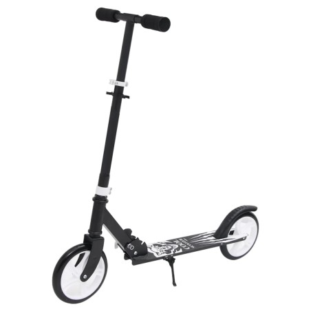 vidaXL Patinete para niños de 2 ruedas con manillar ajustable negro