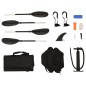vidaXL Kayak inflable poliéster azul 424x81x31 cm vidaXL Kayak inflable poliéster azul 424x81x31 cm