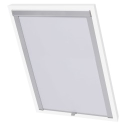 vidaXL Persiana enrollable opaca blanca MK08