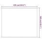 vidaXL Toldo vertical gris antracita 300x420 cm tela oxford