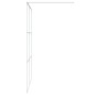 vidaXL Mampara de ducha vidrio ESG transparente blanco 140x195 cm vidaXL Mampara de ducha vidrio ESG transparente blanco 140x195 cm