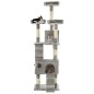 vidaXL Rascador para gatos con poste rascador de sisal 170 cm gris vidaXL Rascador para gatos con poste rascador de sisal 170 cm gris