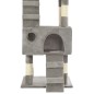 vidaXL Rascador para gatos con poste rascador de sisal 170 cm gris vidaXL Rascador para gatos con poste rascador de sisal 170 cm gris