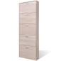 vidaXL Mueble zapatero color roble con 5 compartimentos vidaXL Mueble zapatero color roble con 5 compartimentos
