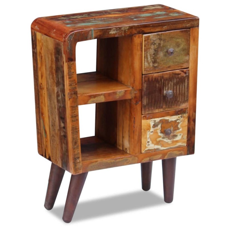 vidaXL Aparador de madera maciza reciclada 60x30x80 cm vidaXL Aparador de madera maciza reciclada 60x30x80 cm