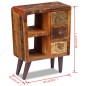 vidaXL Aparador de madera maciza reciclada 60x30x80 cm vidaXL Aparador de madera maciza reciclada 60x30x80 cm