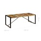vidaXL Mesa de comedor de madera maciza reciclada 220x100x75 cm vidaXL Mesa de comedor de madera maciza reciclada 220x100x75 cm