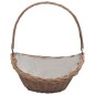 vidaXL Cesta para leña con asas sauce marrón 57x46,5x52 cm vidaXL Cesta para leña con asas sauce marrón 57x46,5x52 cm
