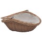 vidaXL Cesta para leña con asas sauce marrón 57x46,5x52 cm vidaXL Cesta para leña con asas sauce marrón 57x46,5x52 cm