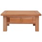 vidaXL Mesa de centro de madera maciza caoba 68x68x30 cm