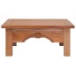 vidaXL Mesa de centro de madera maciza caoba 68x68x30 cm