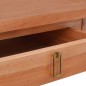 vidaXL Mesa de centro de madera maciza caoba 68x68x30 cm