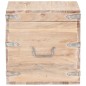 vidaXL Baúl de madera maciza de acacia 40x40x40 cm vidaXL Baúl de madera maciza de acacia 40x40x40 cm