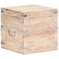 vidaXL Baúl de madera maciza de acacia 40x40x40 cm vidaXL Baúl de madera maciza de acacia 40x40x40 cm