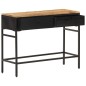 vidaXL Aparador de madera maciza de mango rugosa 100x35x77 cm vidaXL Aparador de madera maciza de mango rugosa 100x35x77 cm