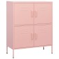 vidaXL Armario de almacenamiento acero rosa 80x35x101,5 cm vidaXL Armario de almacenamiento acero rosa 80x35x101,5 cm