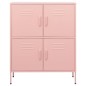 vidaXL Armario de almacenamiento acero rosa 80x35x101,5 cm vidaXL Armario de almacenamiento acero rosa 80x35x101,5 cm