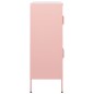 vidaXL Armario de almacenamiento acero rosa 80x35x101,5 cm vidaXL Armario de almacenamiento acero rosa 80x35x101,5 cm