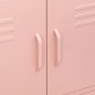 vidaXL Armario de almacenamiento acero rosa 80x35x101,5 cm vidaXL Armario de almacenamiento acero rosa 80x35x101,5 cm