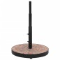 vidaXL Base de sombrilla redonda color terracota 12 kg vidaXL Base de sombrilla redonda color terracota 12 kg