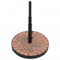 vidaXL Base de sombrilla redonda color terracota 12 kg vidaXL Base de sombrilla redonda color terracota 12 kg