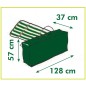 Nature Funda protectora para cojines de jardín 128x57x37 cm Nature Funda protectora para cojines de jardín 128x57x37 cm