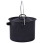 Esschert Design Batería de cocina 4 piezas para exterior negra FF215 Esschert Design Batería de cocina 4 piezas para exterior negra FF215