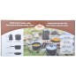 Esschert Design Batería de cocina 4 piezas para exterior negra FF215 Esschert Design Batería de cocina 4 piezas para exterior negra FF215