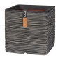 Capi Maceta cuadrada Nature Rib gris antracita 50x50 cm Capi Maceta cuadrada Nature Rib gris antracita 50x50 cm