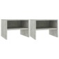 vidaXL Mesitas de noche 2 uds madera contrachapada hormigón 40x30x30cm vidaXL Mesitas de noche 2 uds madera contrachapada hormigón 40x30x30cm