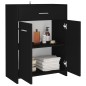 vidaXL Armario de baño madera contrachapada negro 60x33x80 cm vidaXL Armario de baño madera contrachapada negro 60x33x80 cm