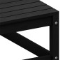 vidaXL Sofá de esquina de jardín negro madera maciza de acacia vidaXL Sofá de esquina de jardín negro madera maciza de acacia