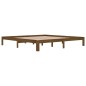 vidaXL Estructura de cama madera maciza de pino marrón miel 200x200 cm vidaXL Estructura de cama madera maciza de pino marrón miel 200x200 cm
