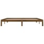vidaXL Estructura de cama madera maciza de pino marrón miel 200x200 cm vidaXL Estructura de cama madera maciza de pino marrón miel 200x200 cm