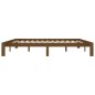 vidaXL Estructura de cama madera maciza de pino marrón miel 200x200 cm vidaXL Estructura de cama madera maciza de pino marrón miel 200x200 cm